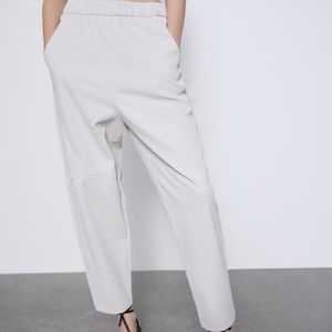 Zara leather pants